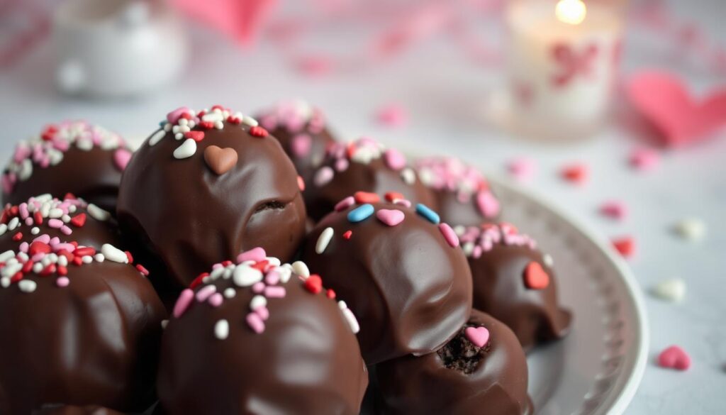 🍫😍 These no-bake Oreo truffles are almost too cute to eat! With just three ingredients, you can whip up a batch of these chocolate-dipped bites in no time. Perfect for Valentine’s gift boxes or party platters! Save this for a quick and easy sweet treat!

