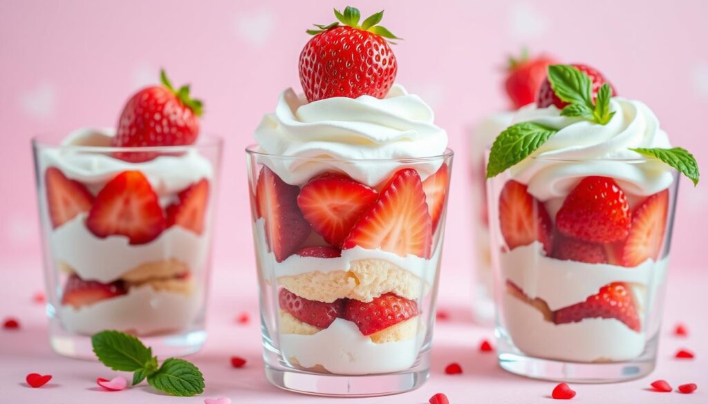 🍓🍰 Sweet, fresh, and oh-so-delicious! These individual strawberry shortcake cups are the perfect blend of soft cake, juicy berries, and whipped cream. A light yet satisfying Valentine’s dessert! Pin this for a refreshing and easy-to-make treat!

