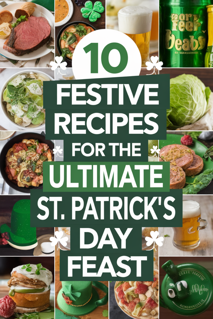 10 Festive St. Patrick's Day Recipes: Delicious dishes and drinks for a perfect Irish celebration.