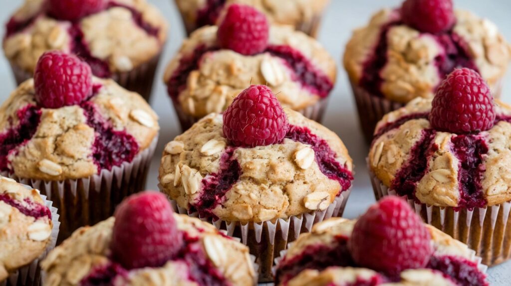 🧁🍓 These Raspberry Swirl Muffins are bursting with fruity goodness and a hint of cinnamon! Swirled with vibrant raspberry puree, they’re soft, fluffy, and perfect for breakfast or dessert. Made with wholesome ingredients like oat flour and chia seeds, they’re a healthier sweet treat. Save this now for a delicious and guilt-free Valentine’s bite!


