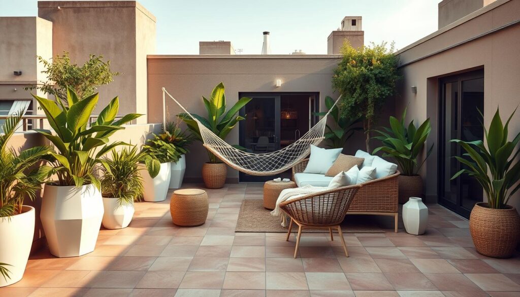 Bohemian patio design