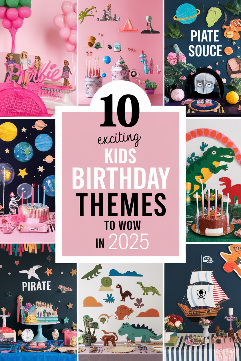 10 exciting kids' birthday themes to wow in 2025 with creative party ideas and decorations.