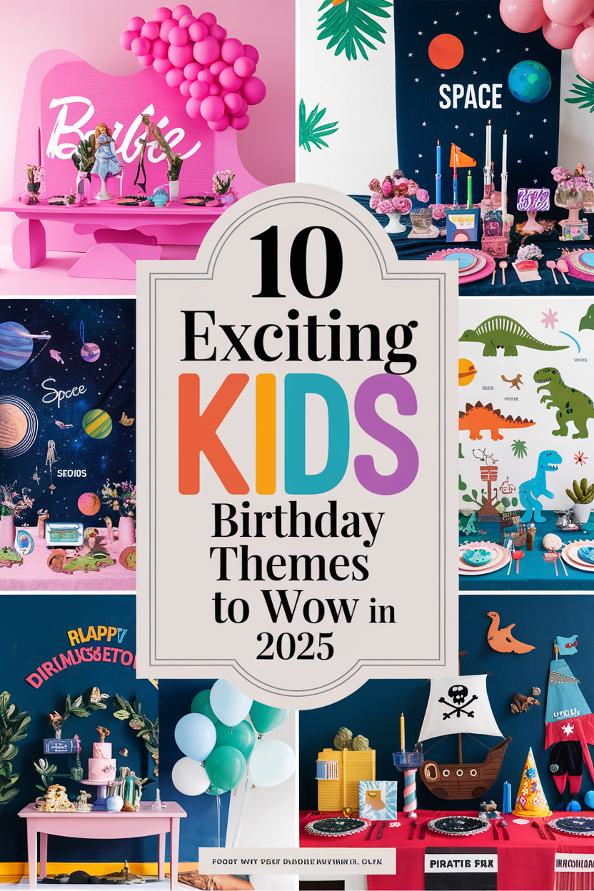 10 Exciting Kids Birthday Themes to Wow in 2025!