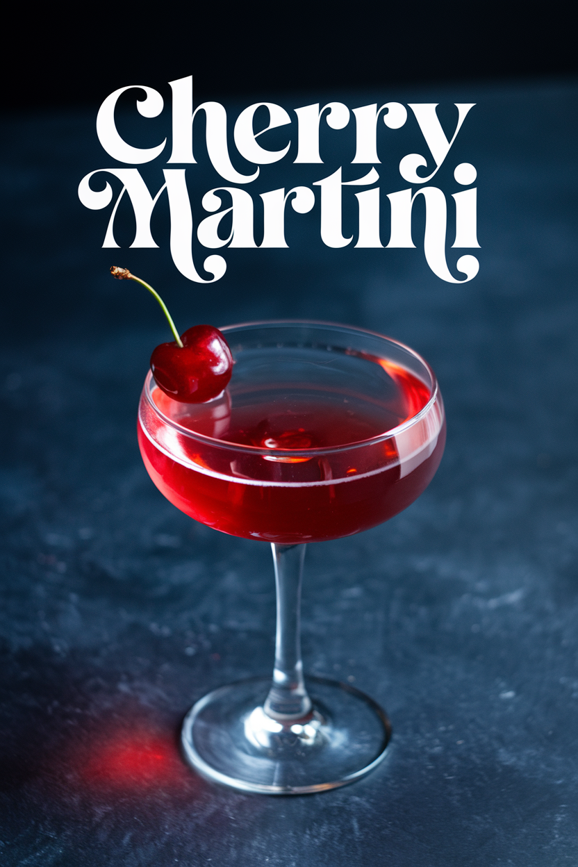 How to Make a Stunning Cherry Martini for Your Next Cocktail Party!