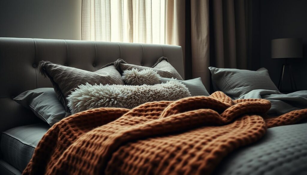 🛏️ Layer your bedroom with plush textiles to create the ultimate cozy vibe! Soft throws, fuzzy pillows, and a warm area rug can instantly elevate your space. Mixing textures like linen, wool, and velvet adds depth and warmth. Get cozy and make your bedroom feel like a warm hug! 🤗

