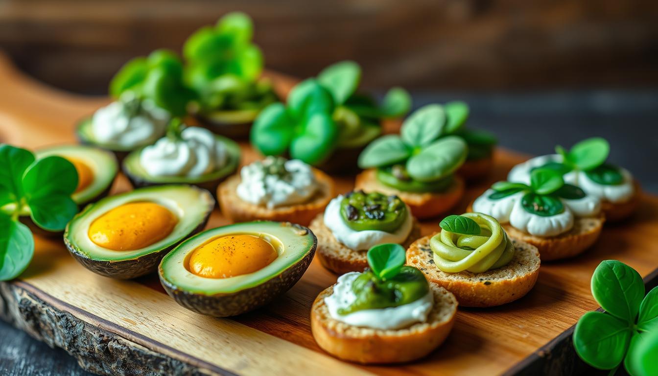 festive green appetizers