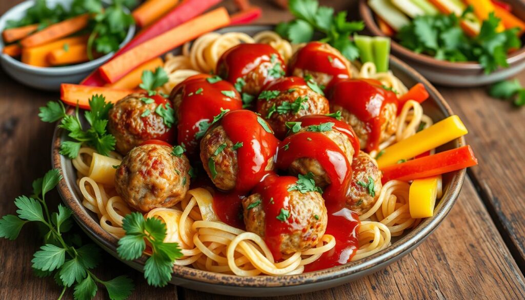 Quick and healthy, these air fryer turkey meatballs with marinara are perfect for a hassle-free Super Bowl snack. Packed with flavor and protein to keep you fueled till the last play!
