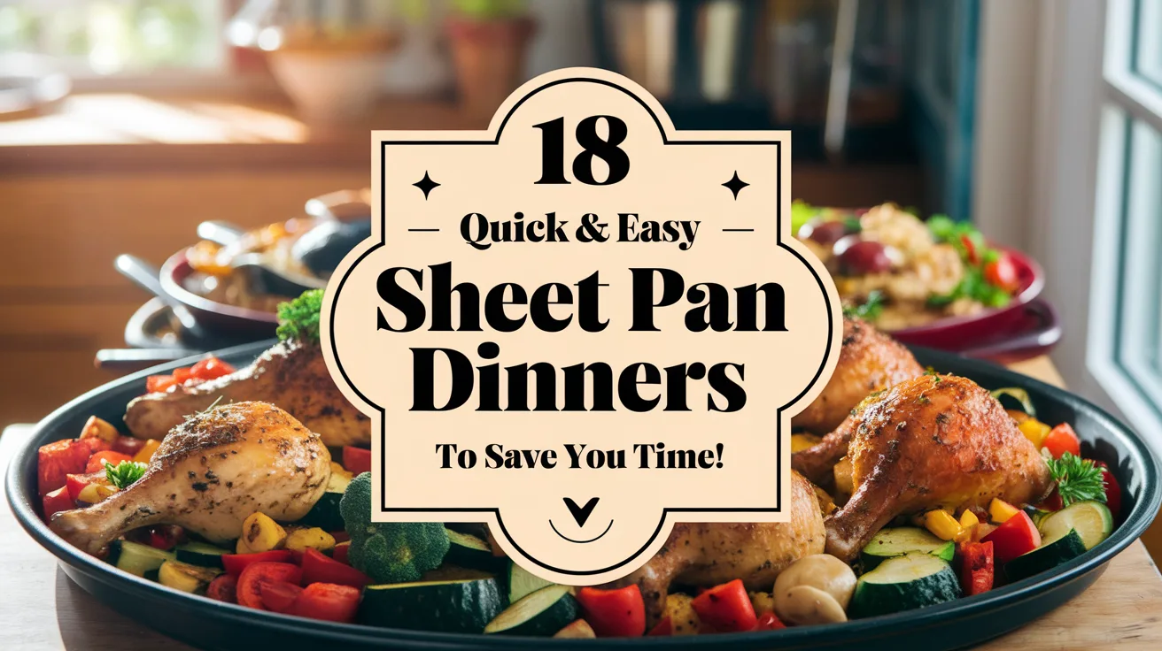 18 Quick & Easy Sheet Pan Dinners to Save You Time!