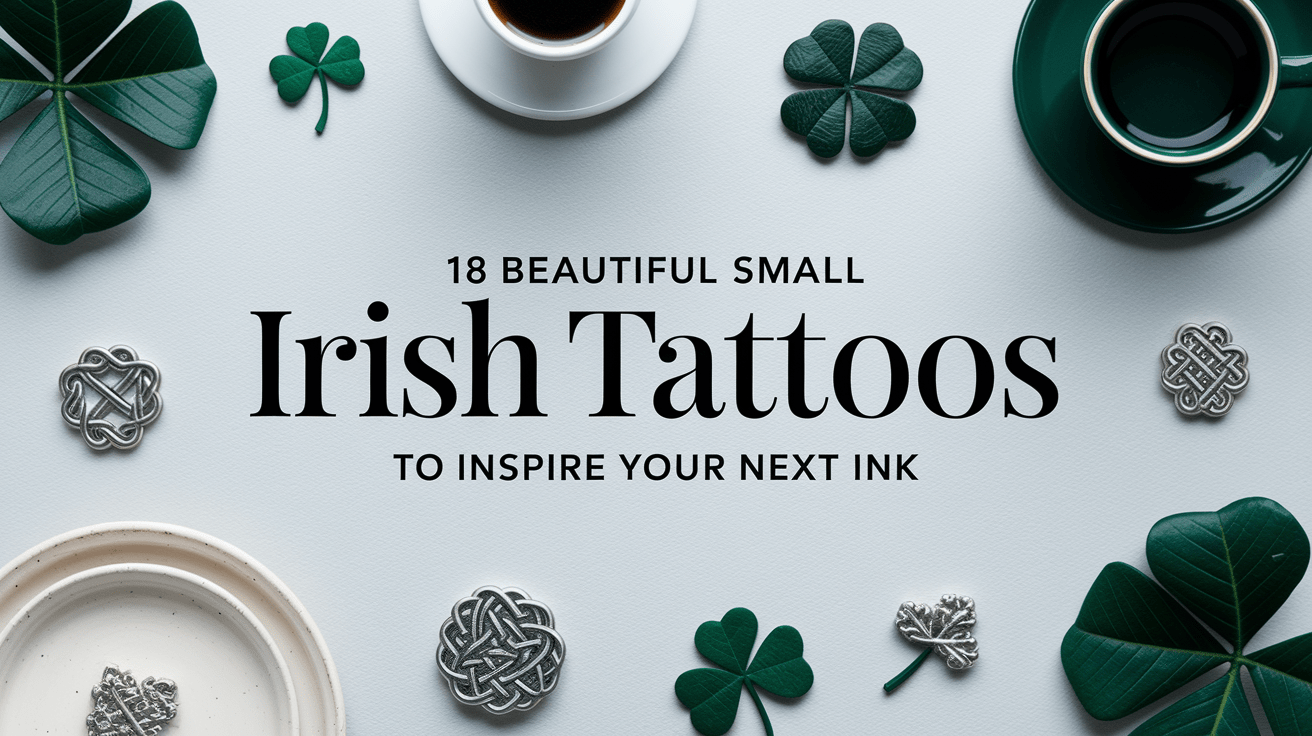 18 Beautiful Small Irish Tattoos with Shamrock Designs and Celtic Symbols for Inspiration