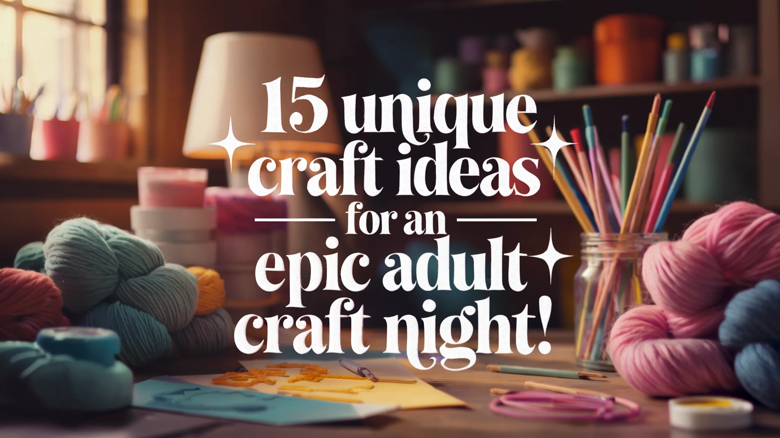 15 Unique Craft Ideas for an Epic Adult Craft Night!